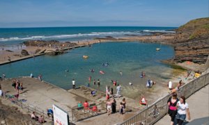 Bude Sea Pool Cornwall UK